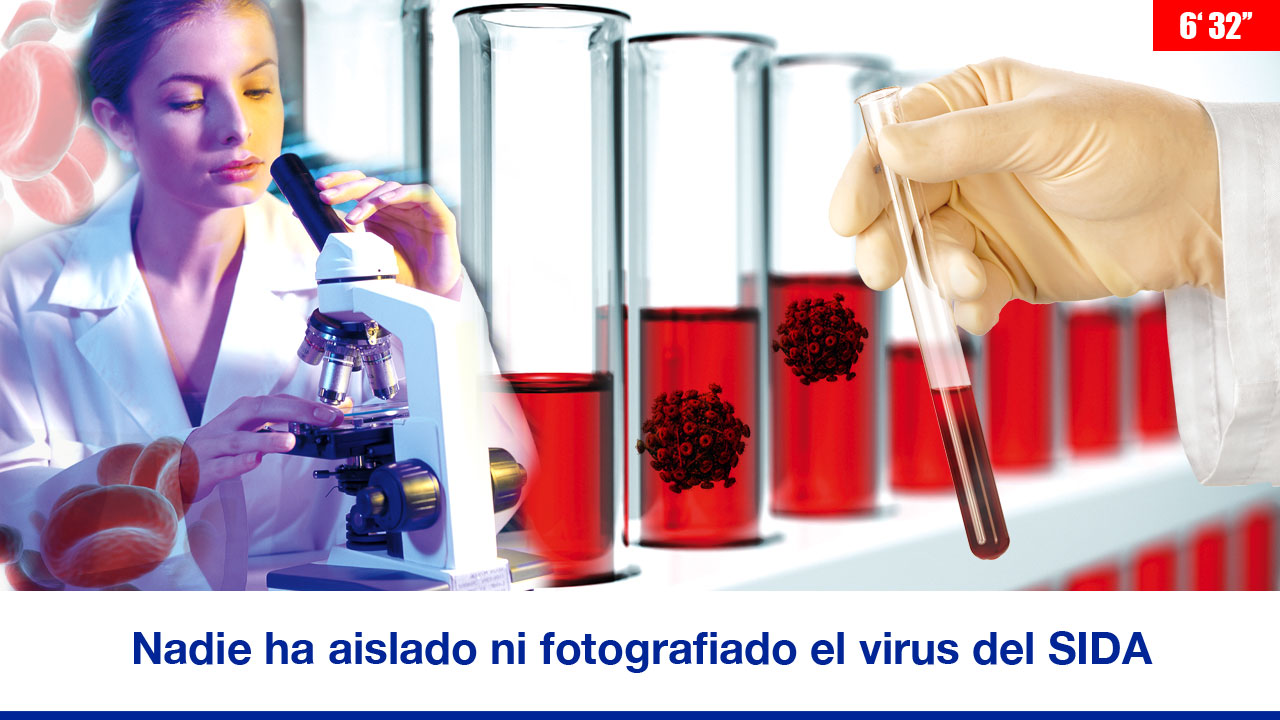 Nadie ha aislado ni fotografiado el virus del SIDA